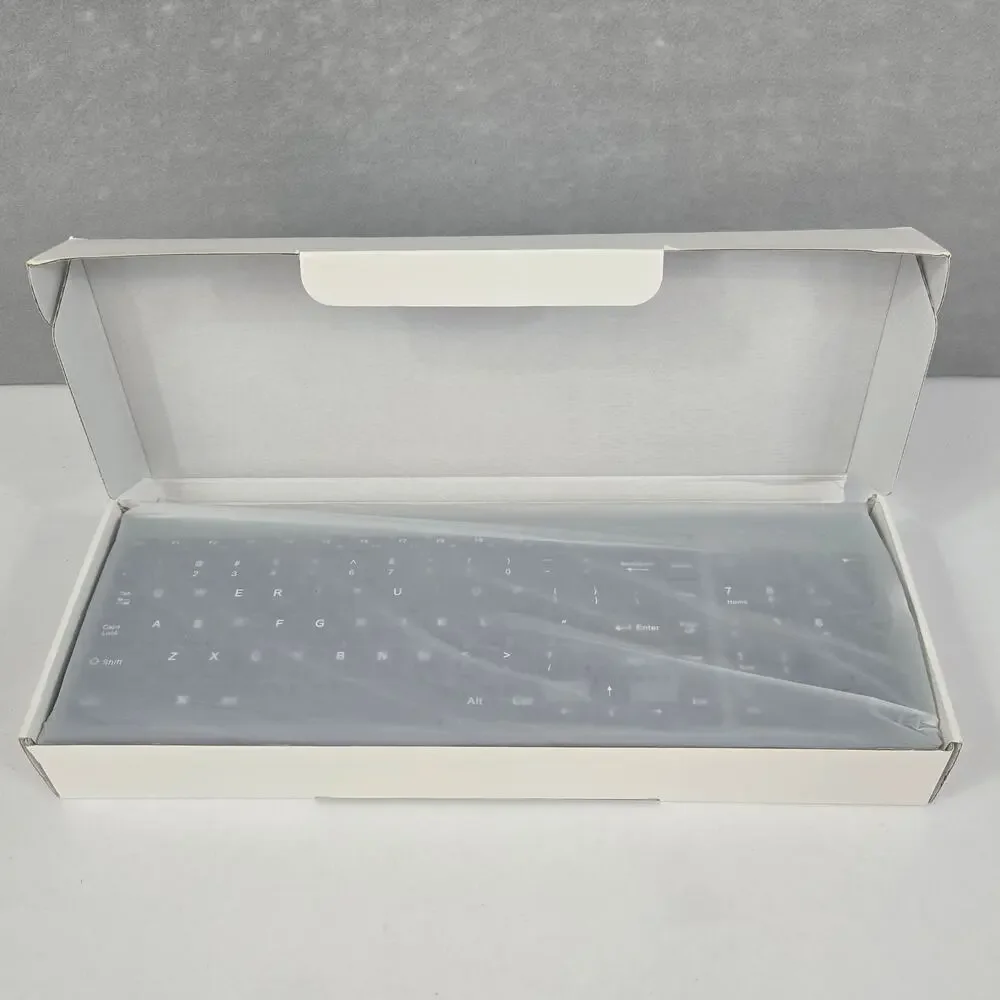 JoyAccess KB2 Slim Wireless Full Keyboard Gray & Silver with 2.4G USB Receiver